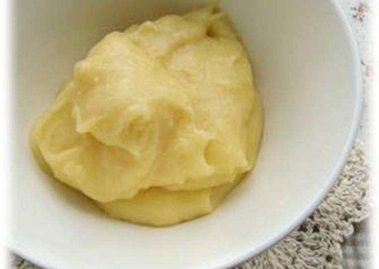 Easy in the Microwave Custard with Egg White