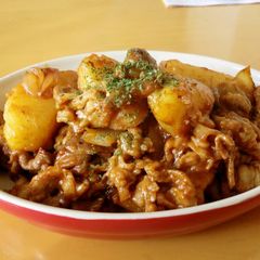 A picture of Barbeque Sauced Stir-fried Pork and Potatoes.
