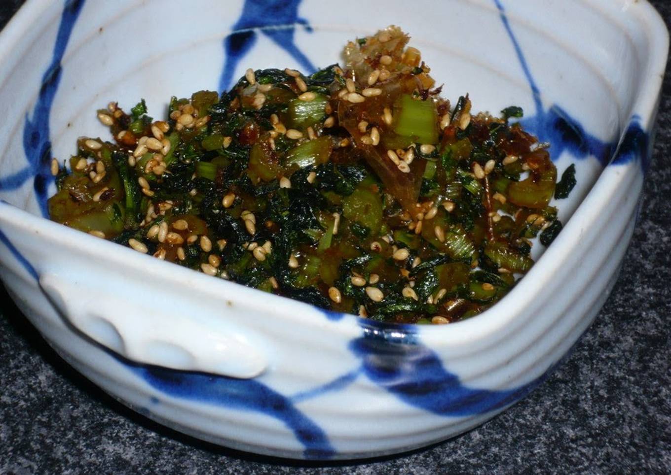 Rice Condiment Daikon Radish Leaves (Turnip Greens) for Fridge Stocking