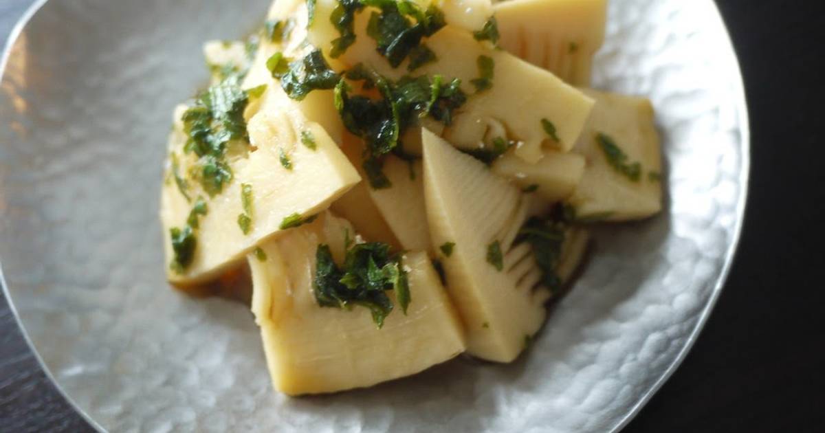 OilFree! Bamboo Shoots and Shiso Dressing Recipe by cookpad.japan