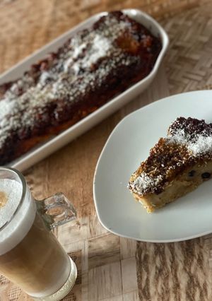 Una foto de Budín de pan