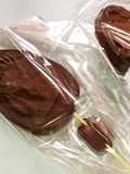 Chupetines de chocolate aptos celíacos y veganos