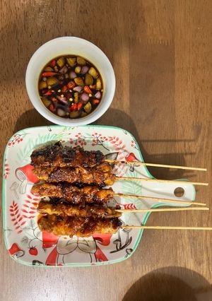 Foto resep Sate Ayam Panggang Kompor