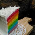 Rainbow cake kukus