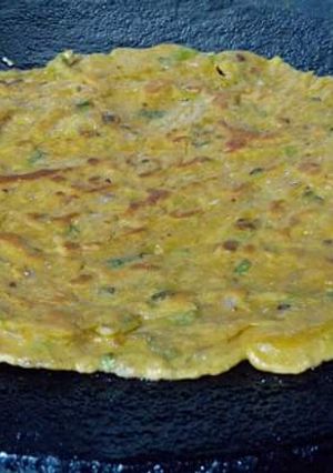 A picture of Baisan ki Roti (Pancake) #Cookpadapp #Sehri_Contest.