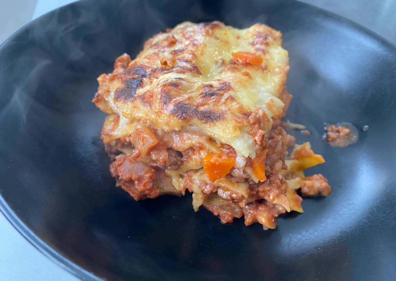 Lasagnes bolognaises variante au panais