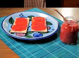 Una foto de Frutilla raw