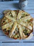 Quiche Poireaux, pommes de terre, brie/mozarella