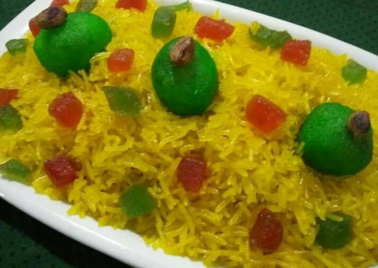 Simple Way to Cook Perfect Simple Zarda 💚💛💚