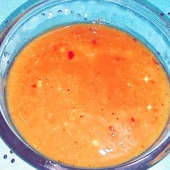 A picture of Imli ki khatii methi chutney for barbeque.