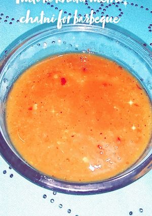 A picture of Imli ki khatii methi chutney for barbeque.