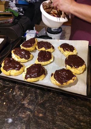 A picture of Eclairs.