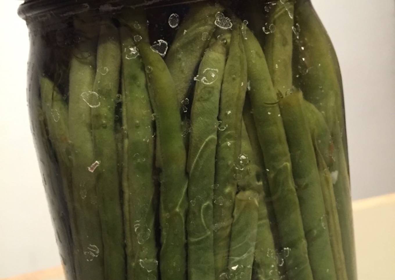 Pickled green beans