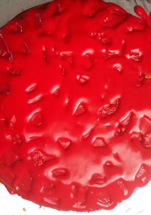 A picture of Valentine's cake😊.