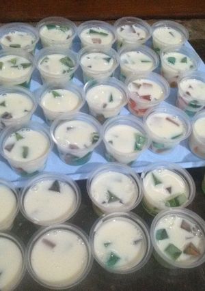 Foto resep Puding Susu Mozaik