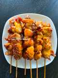 Air Fryer Chicken Skewers with Bang-Bang sauce