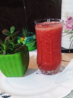 عکسی از دستور 💚❤️اسموتی هندوانه 😋❤️💚