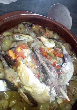 Una foto de Pollo relleno