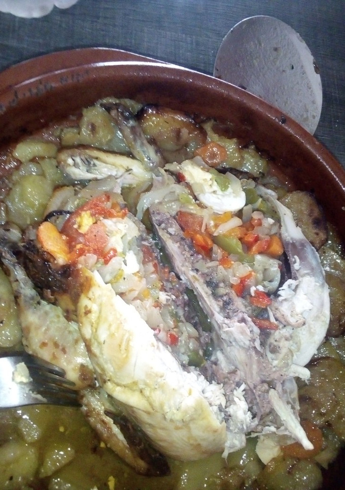 Una foto de Pollo relleno