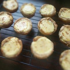 A picture of Portuguese custard tarts#minicookpadcooks.