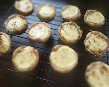 Ready to Serve Portuguese custard tarts minicookpadcooks Delicious Nutritious