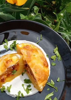 🥔Kolbásszal töltött krumpli🥔 recept fotója