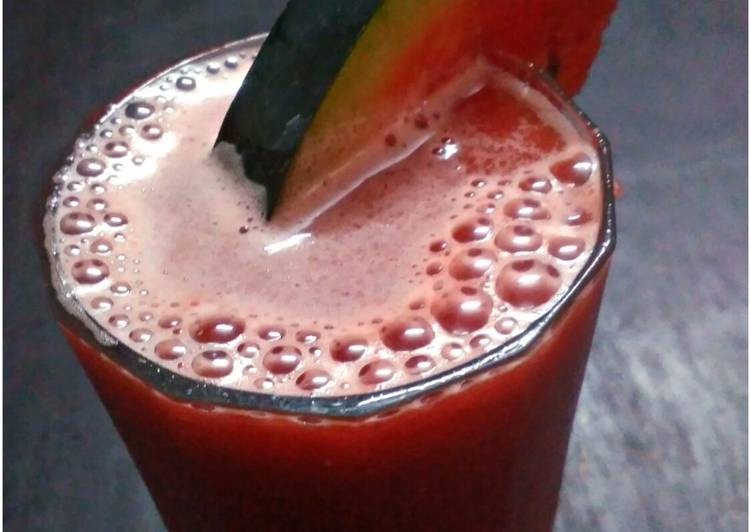 Step-by-Step Guide to Prepare Homemade Minty Watermelon cooler