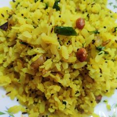 A picture of Kanda Poha.