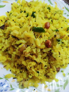 A picture of Kanda Poha.
