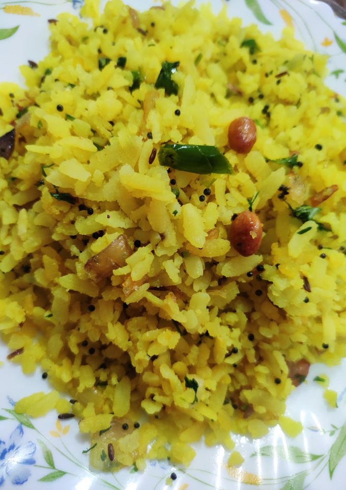 A picture of Kanda Poha.