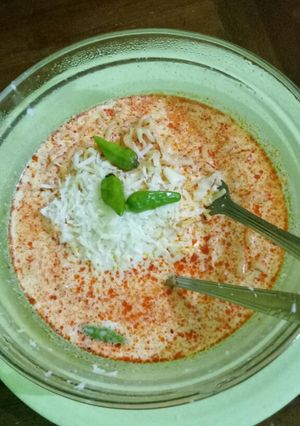Foto resep Mie Kari Kuah Susu