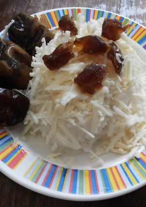 Foto resep Ketan Susu Keju Kurma Simpel