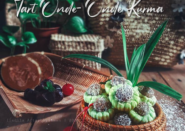 Resep Biskut Tart ondeh - ondeh kurma # kurma # maraton raya, Bikin Ngiler