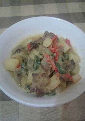 Foto resep Hati kentang bumbu kuning