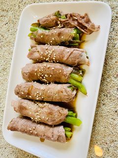 鮮蔬剝皮辣椒肉片捲 的食譜成品照片