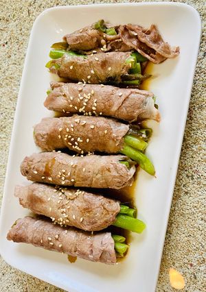 鮮蔬剝皮辣椒肉片捲 的食譜成品照片