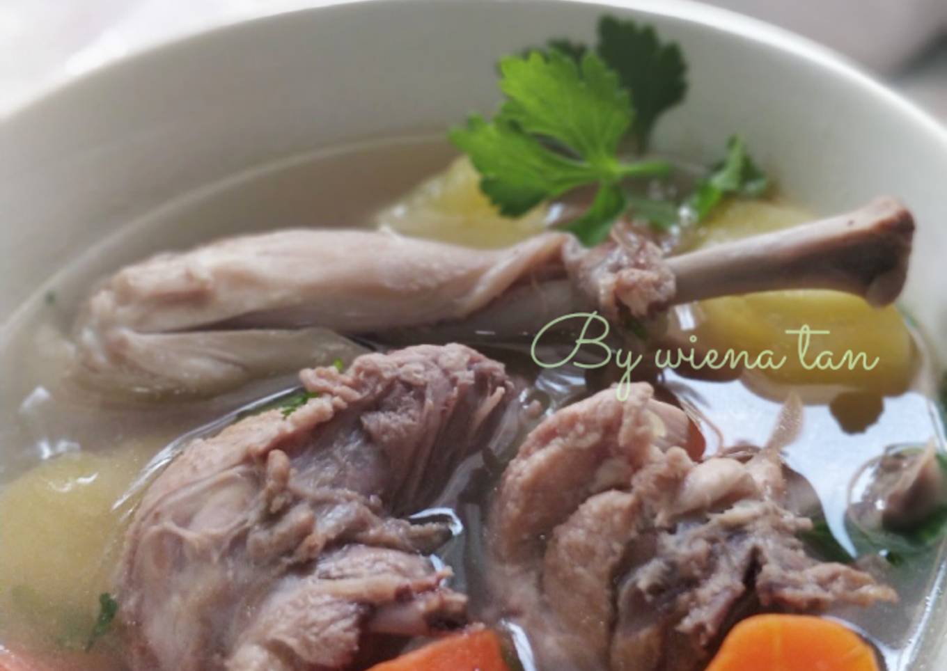 Sop Ayam ala Pak Min Klaten