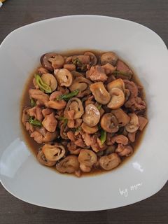 Foto resep Ayam Cah Jamur