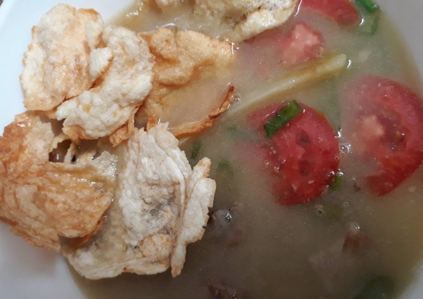 Soto Betawi daging sapi