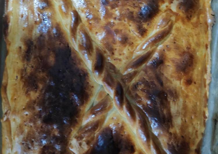 Empanada con masa casera de cerveza