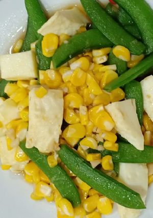 Foto resep Kapri manis cah telur putih kukus