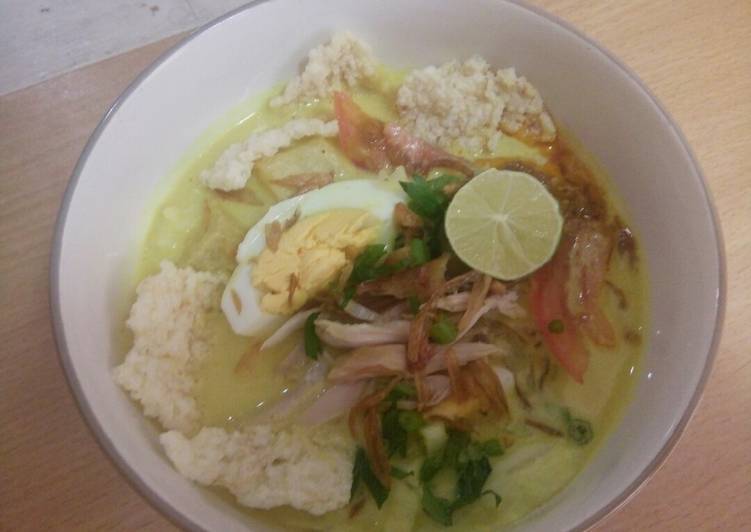 Bagaimana Menyiapkan Soto Ayam betawi maknyus#FestivalResepAsia#Indonesia#DagingAyam yang Menggugah Selera