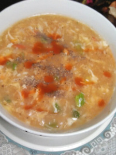 A picture of Hot and Sour Soup😀😀.