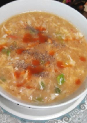 A picture of Hot and Sour Soup😀😀.