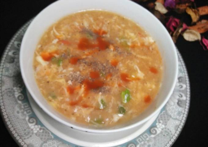Recipe of Any-night-of-the-week Hot and Sour Soup😀😀