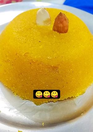 A picture of Suji ka halwa.