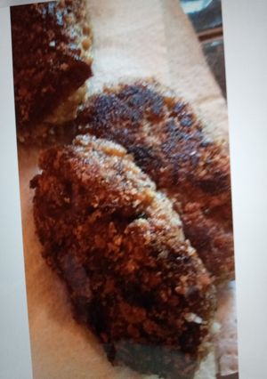 Una foto de Croquetas de berenjenas y nueces