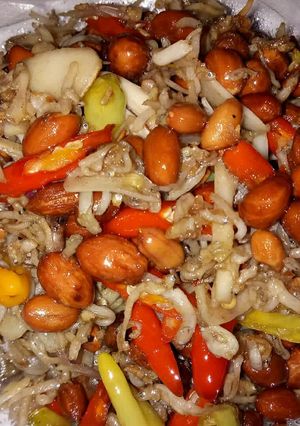 Foto resep Tumis teri kacang bumbu iris