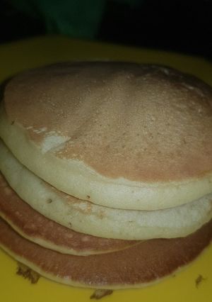 Una foto de Tortitas americanas esponjosas para desayuno, merienda, etc