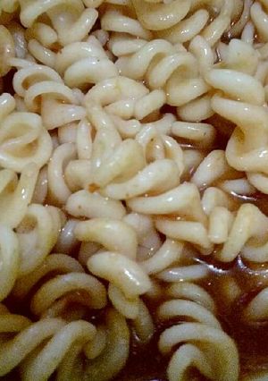 Foto resep Makaroni Rebus Siram Kuah Merah